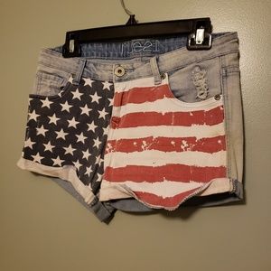 Rue 21 American Flag shorts